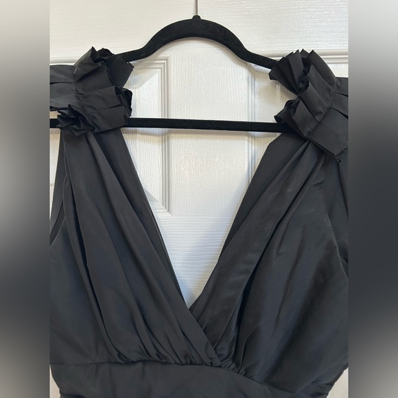 NWT Jim Hjelm Occasions Elegant Black Evening Gown Sz 10 - Picture 3 of 5